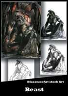 BlaszczecArt Stock Art: Beast 1