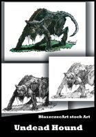 BlaszczecArt Stock Art: Undead Hound