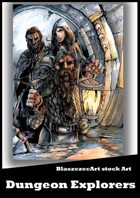 BlaszczecArt Stock Art: Dungeon Explorers Cover