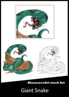BlaszczecArt Stock Art: Giant Snake