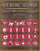 Heroic Icons: Red & White