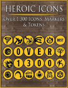 Heroic Icons: Black & Yellow