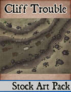 Elven Tower - Cliff Trouble | 23x18 Stock Battlemap
