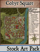 Elven Tower - Cobyr Square | Stock City Map