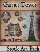 Garnet Tower - Stock Art Map