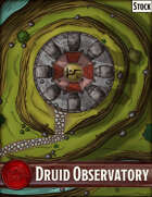 Elven Tower - Druid Observatory | 26x20 Stock Battlemap