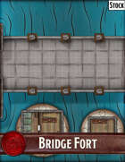 Elven Tower - Bridge Fort| 34x25 Stock Battlemap
