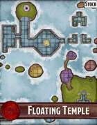 Elven Tower - Floating Temple | 29x29 Stock Battlemap
