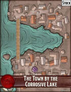 Elven Tower - The Town by the Corrosive Lake | Stock City Map