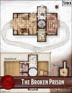 Elven Tower - Broken Prison | Stock Battlemap