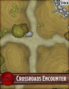 Elven Tower - Crossroads Encounter | 25x25 Stock Battlemap