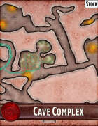 Elven Tower - Cave Complex | 48x30 Stock Battlemap