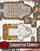 Elven Tower - Corrupted Temple of the Immortals | 29x29 Stock Battlemap
