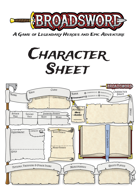 Broadsword: Character Sheet