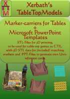 marker carrier flat & washers & cards