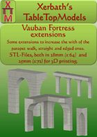 Vauban Fortress Courtine extensions
