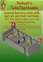 coastal battery with 16 lb gun