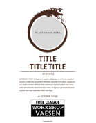 Vaesen - Free League Workshop Design Templates