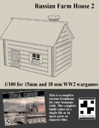 Russian Farmhouse for Wargames - Model 2