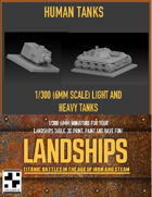 Humans Steam Tanks for Landships