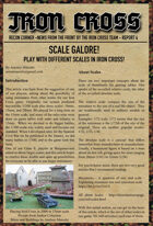 Different Miniature Scales Rules for Iron Cross