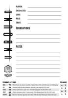 Unbound Character Sheet