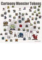 Cartoony Monster Tokens