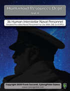 Humanoid Resources Dept. Vol 4: d66 Human Interstellar Naval Personnel