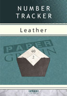Number Tracker - Leather