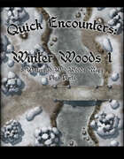 Quick Encounters: Winter Woods 1
