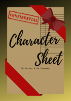 Yule Army Character Sheets