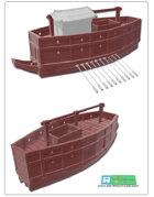 sekubine ship for 3d printing (STL File)