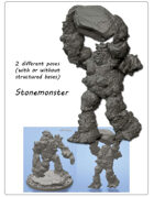2x Stonemonster minitures -STL files-