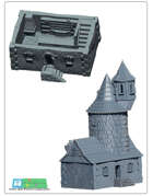 Mage or Druid House (stl file)