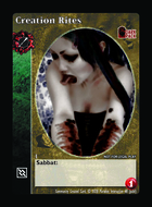 Creation Rites - Custom Card
