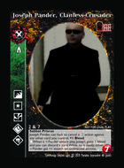 Joseph Pander, Clanless Crusader - Custom Card
