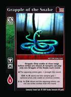 Grapple Of The Snake - Custom Card