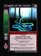 Grapple Of The Snake - Custom Card
