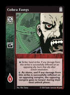 Library - Cobra Fangs - Combat