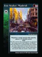 Fee Stake: Madrid - Custom Card
