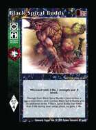 Black Spiral Buddy - Custom Card