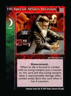 Fbi Special Affairs Division - Custom Card