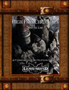 High Pass Chronicles