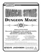 GURPS Magical Styles: Dungeon Magic