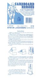 Cardboard Heroes: Set 18 - Car Warriors