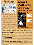 Car Wars Expansion Set 6 - The AADA Vehicle Guide Counters