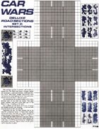 Car Wars Deluxe Road Sections Set 2: Intersections