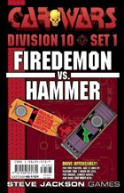Car Wars Division 10 Set 1 - Firedemon vs. Hammer