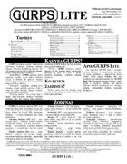 GURPS Lite (Lithuanian Fourth Edition)