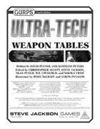 GURPS Ultra-Tech: Weapon Tables